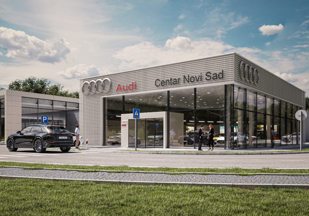 Porsche – Commercial Architecture, Novi Sad, Serbia, Synthesis Quatro