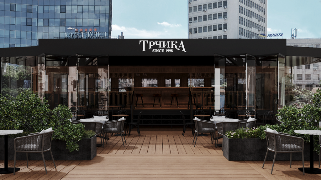 Caffe Bar Trčika – Hospitality, Novi Sad, Serbia, Synthesis Quatro