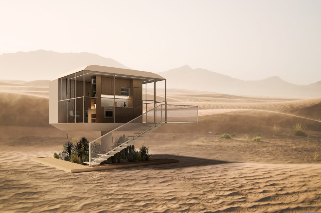 Microhome – Residential Architecture, Oxagon, Saudi Arabia, Synthesis Quatro
